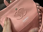 Chanel Flap Pink Bag Lambskin Light Gold Hardware Size 23 cm - 5