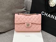Chanel Flap Pink Bag Lambskin Light Gold Hardware Size 23 cm - 4