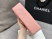 Chanel Flap Pink Bag Lambskin Light Gold Hardware Size 23 cm - 3