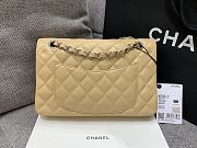 Chanel Flap Beige Bag Lambskin Light Gold Hardware Size 23 cm - 3