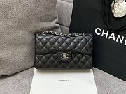 Chanel Flap Black Bag Lambskin Light Gold Hardware Size 23 cm - 5
