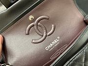 Chanel Flap Black Bag Lambskin Light Gold Hardware Size 23 cm - 4