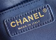 Chanel Backpack Navy Blue Size 20.5 x 20 x 15 cm - 3