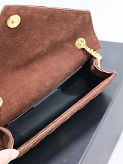 YSL Small Envelope Bag Brown Size 21 × 13 × 6 cm - 5