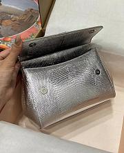 Dolce & Gabbana Kim Sicily Handbag Silver Size 20 x 16 x 8 cm - 3