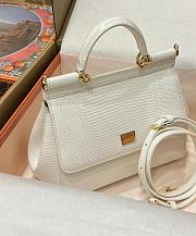 Dolce & Gabbana Kim Sicily Handbag White Size 20 x 16 x 8 cm - 5