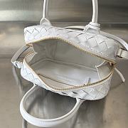 Bottega Veneta Mini Sardine Bag White Size 23.5 x 17.5 x 9 cm - 5