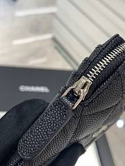 Chanel Square Zip Around Card Holder Wallet Gold Hardware Size 11.5 x 10 x 2.5 cm - 4