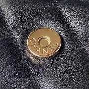 Chanel Flap Handle Black Bag Size 17 cm - 3