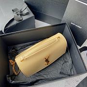 YSL Sunset Handbag Beige Size 19 x 14 x 5.5 cm - 3