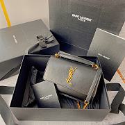 YSL Sunset Handbag Black Size 19 x 14 x 5.5 cm - 1