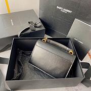 YSL Sunset Handbag Black Size 19 x 14 x 5.5 cm - 6