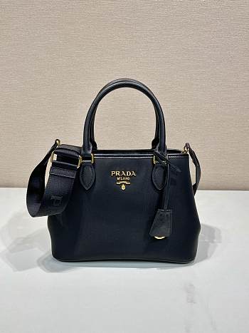 Prada Handbag 1BA172 Black Small Size  25.5 x 21.5 x 9 cm