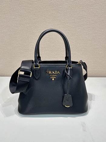 Prada Handbag 1BA172 Black Medium Size 29.5 cm