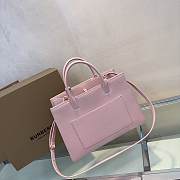 Burberry TB Grainy Leather Satchel Bag Pink Size 32.5 x 12 × 24 cm - 4