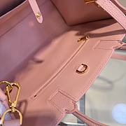 Burberry TB Grainy Leather Satchel Bag Pink Size 32.5 x 12 × 24 cm - 2