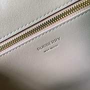 Burberry TB Grainy Leather Satchel Bag Beige Size 32.5 x 12 × 24 cm - 2