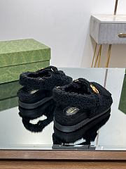 Gucci Double G Sandals Black - 5