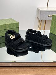 Gucci Double G Sandals Black - 3