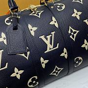 Louis Vuitton Keepall Bandoulière 45 Monogram Empreinte Leather M46670 Size 45 x 27 x 20 cm - 3
