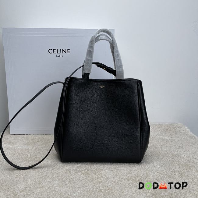 Celine Small Folded Cabas Bag Black Size 27 cm - 1