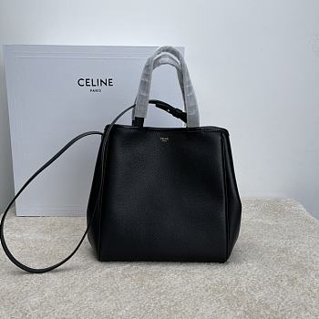 Celine Small Folded Cabas Bag Black Size 27 cm