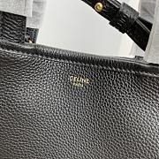 Celine Small Folded Cabas Bag Black Size 27 cm - 2