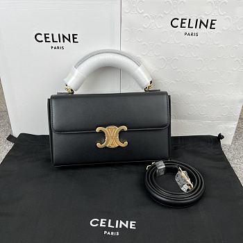 Celine Shoulder Chain Box Bag Size 22 x 13.5 x 6 cm