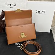 Celine Shoulder Chain Box Bag Brown Size 22 x 13.5 x 6 cm - 4