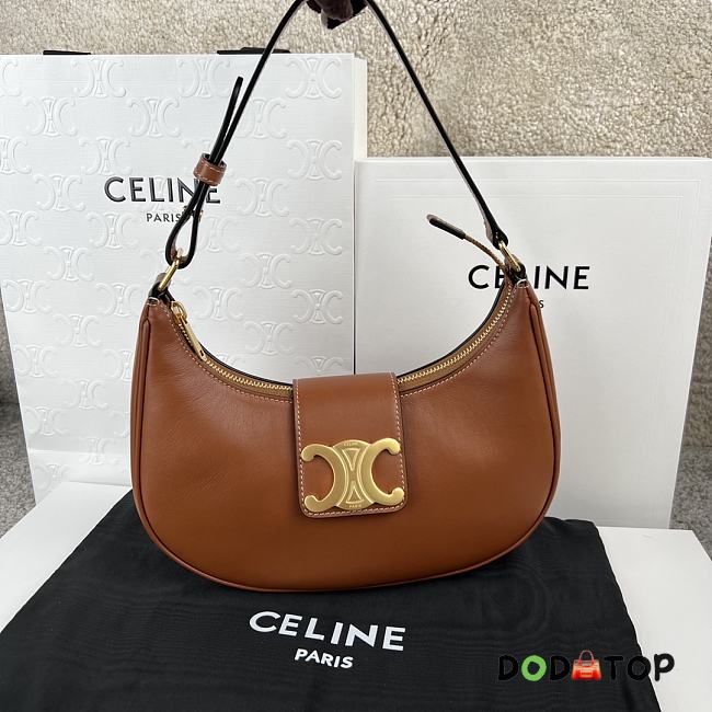 Celine Ava Triomphe Bag Brown Size 23 x 13.5 x 6 cm - 1