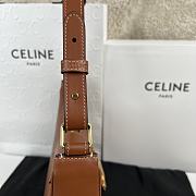 Celine Ava Triomphe Bag Brown Size 23 x 13.5 x 6 cm - 6