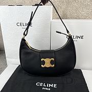 Celine Ava Triomphe Bag Black Size 23 x 13.5 x 6 cm - 1