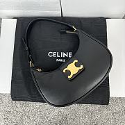 Celine Ava Triomphe Bag Black Size 23 x 13.5 x 6 cm - 4