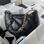 Chanel Underarm Bag Black AS4638 Size 25 × 20 × 7 cm - 5