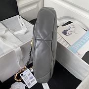 Chanel Underarm Bag Grey AS4638 Size 25 × 20 × 7 cm - 6