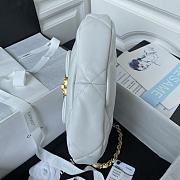 Chanel Underarm Bag White AS4638 Size 25 × 20 × 7 cm - 6