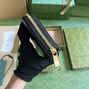 Gucci Zip Around Wallet With Gucci Script In Black Leather Size 20 x 12.5 x 4 cm - 6