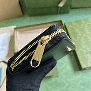 Gucci Zip Around Wallet With Gucci Script In Black Leather Size 20 x 12.5 x 4 cm - 5