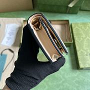 Gucci Card Case Wallet With Horsebit Print Size 8 x 11 x 3 cm - 4