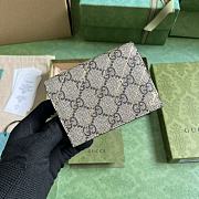 Gucci Card Case Wallet With Horsebit Print Size 8 x 11 x 3 cm - 2