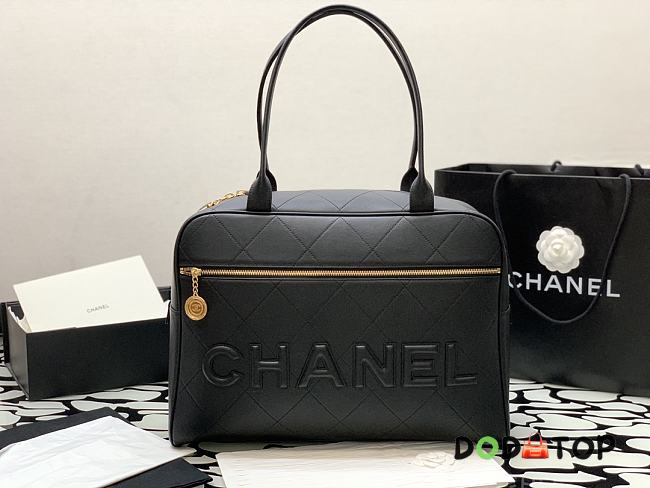 Chanel Maxi Bowling Bag Black Size 30 x 45 x 15 cm - 1
