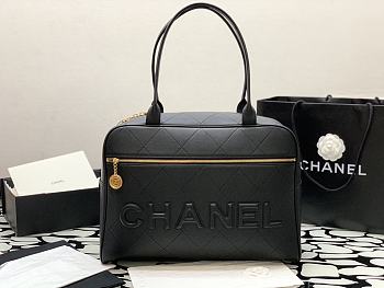 Chanel Maxi Bowling Bag Black Size 30 x 45 x 15 cm