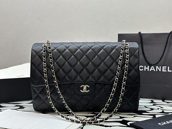 Chanel Flap Caviar Large Boarding Bag Size 40 x 26 x 12 cm