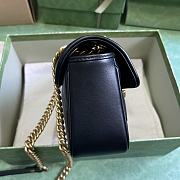 Gucci GG Marmont Small Shoulder Bag Black Size 26 x 15 x 7 cm - 6