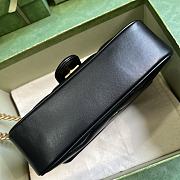 Gucci GG Marmont Small Shoulder Bag Black Size 26 x 15 x 7 cm - 5
