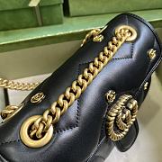 Gucci GG Marmont Small Shoulder Bag Black Size 26 x 15 x 7 cm - 2