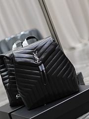 YSL Loulou Backpack Black Size 33 × 26 × 13 cm - 6