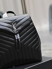 YSL Loulou Backpack Black Size 33 × 26 × 13 cm - 5