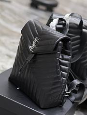 YSL Loulou Backpack Black Size 33 × 26 × 13 cm - 4