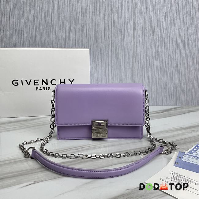 Givenchy Crossbody Bag Purple Size 20 x 13 x 5 cm - 1